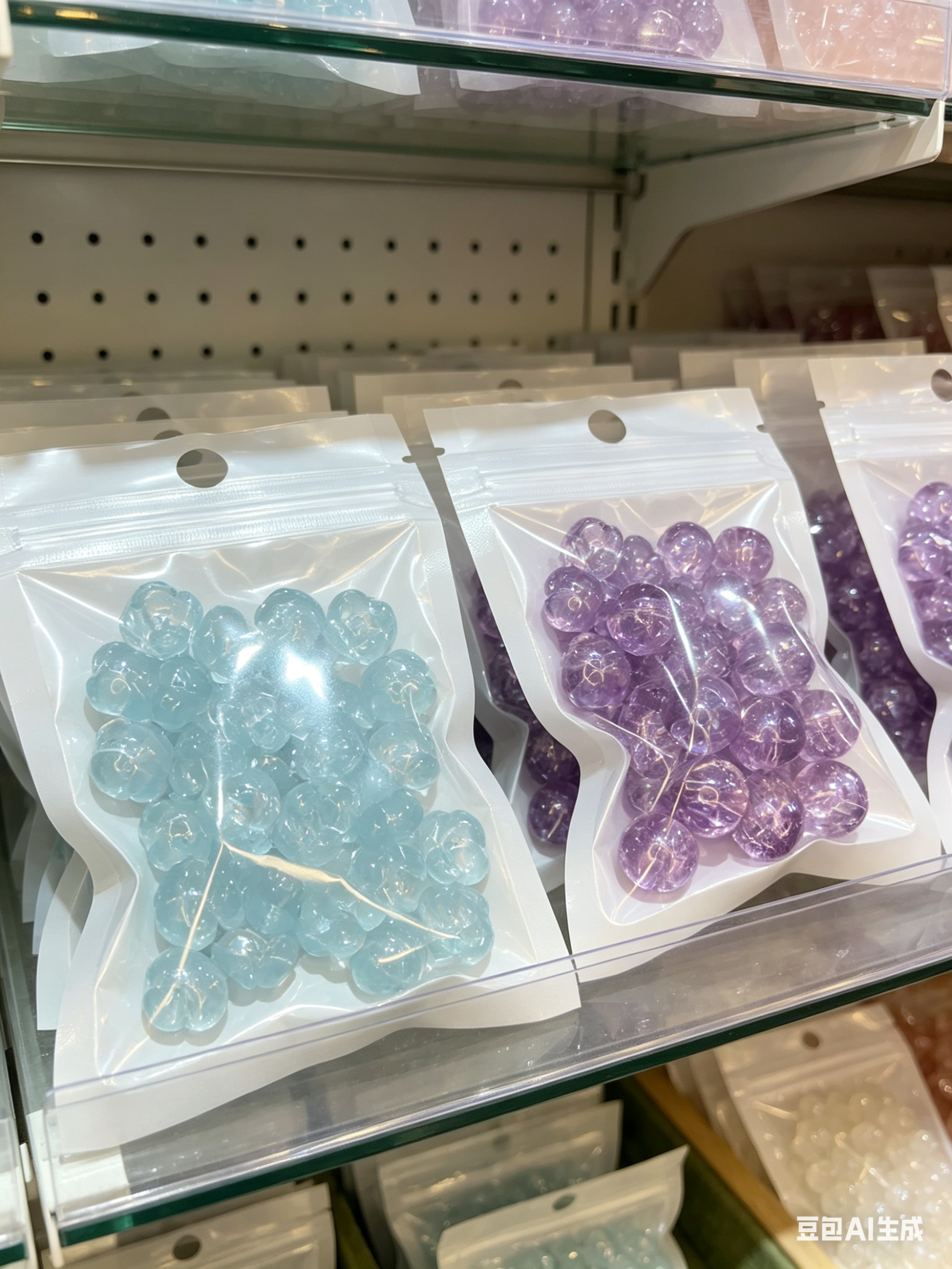 Cute glass charms for your DIY jewelry | Four-laef clover Beads