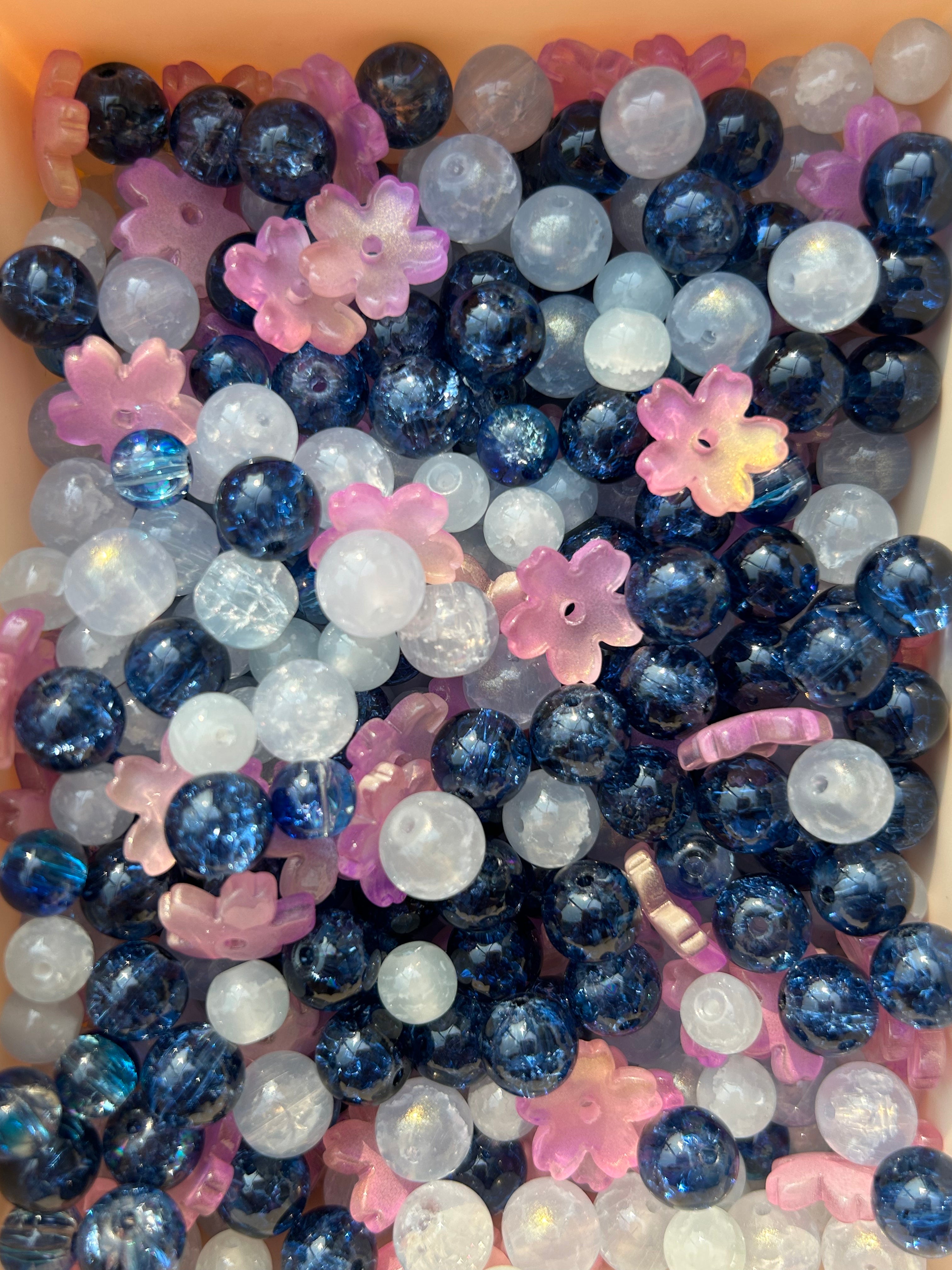 Magical 8 Theme Glaze Beads ✨ Cat, Pumpkin & Rainbow Sparkle Beads for DIY K-Pop & Witchy Jewelry Making